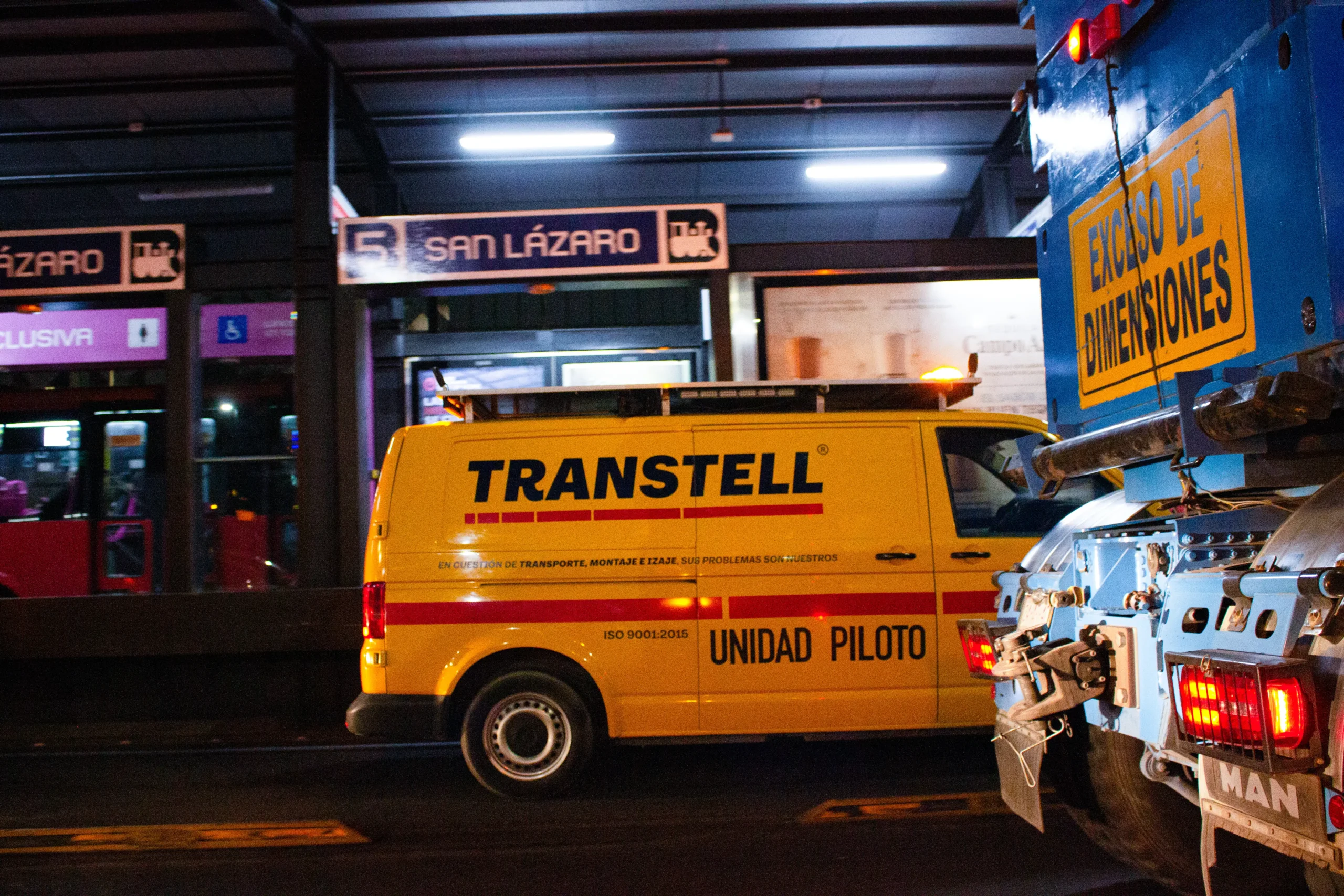 Transporte especializado de prefabricados para tren interurbano