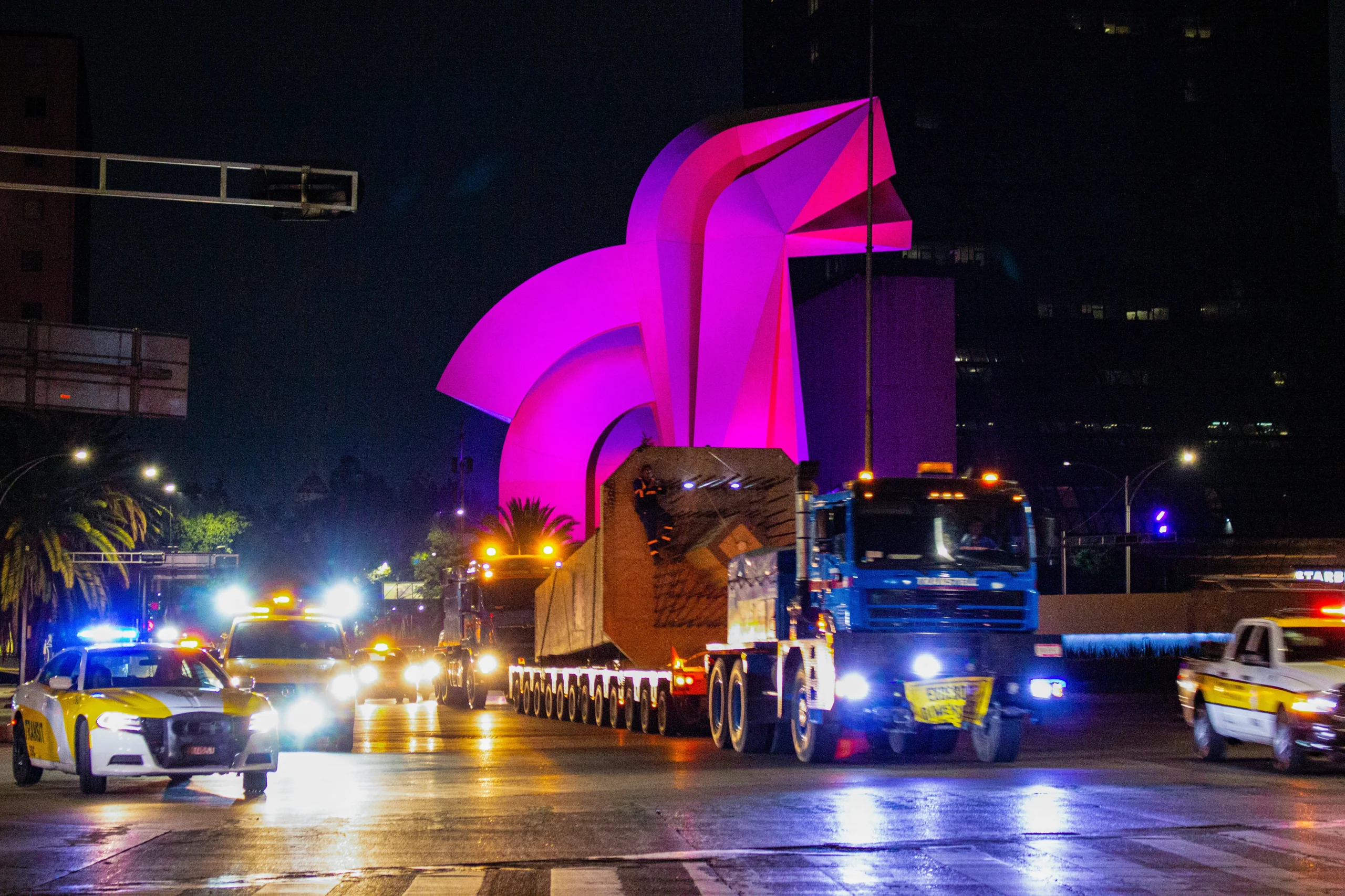Transporte industrial de prefabricados